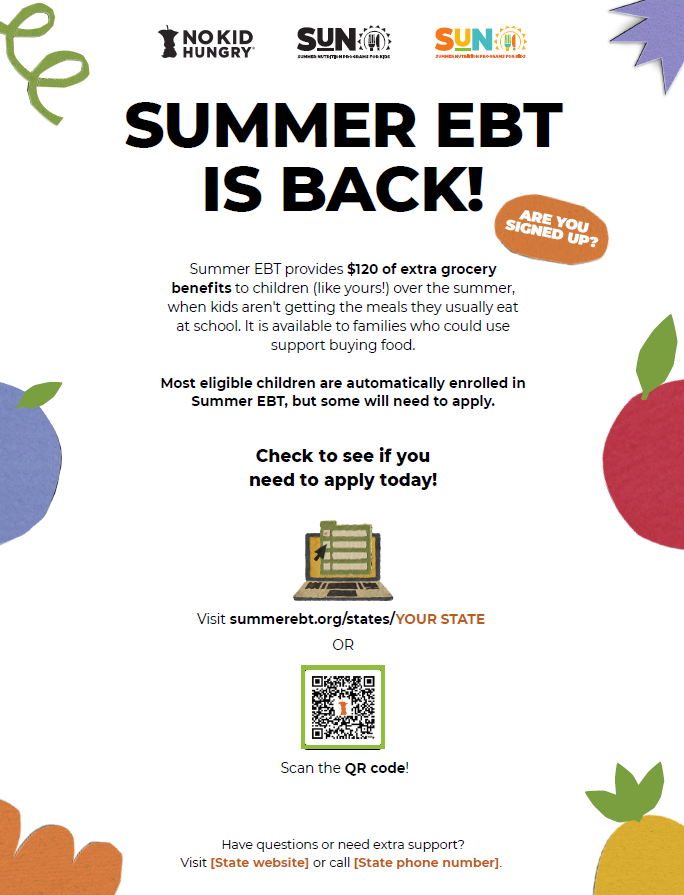 Summer EBT Family Flyer - Example for Customization