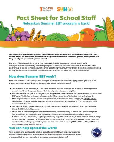 fact sheet for school staff flyer