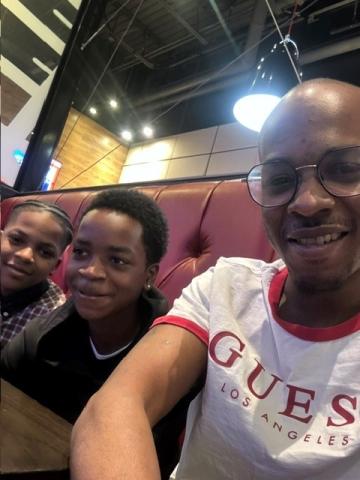 Anthony and his kids