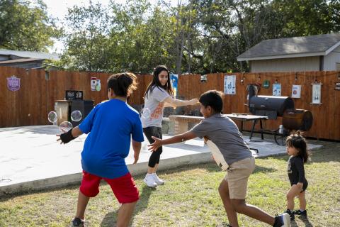 playing